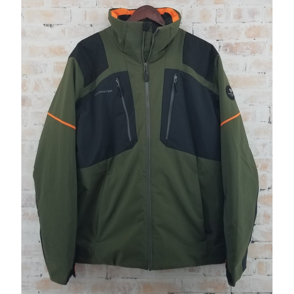 Obermeyer Charger Ski Jacket Waterproof 100gm PrimaLoft Men's Large Coat Green